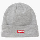 Supreme New era s Logo Beanie (FW 19) Heather Gray