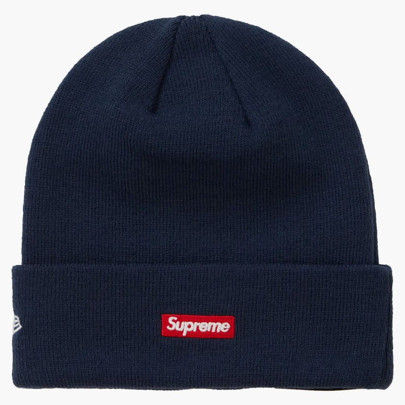 Supreme New Era s Logo Beanie (FW 19) Navy
