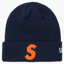 Supreme New era s Logo Beanie (FW 19) Navy