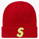 Supreme New era s logo beanie (FW 19) red