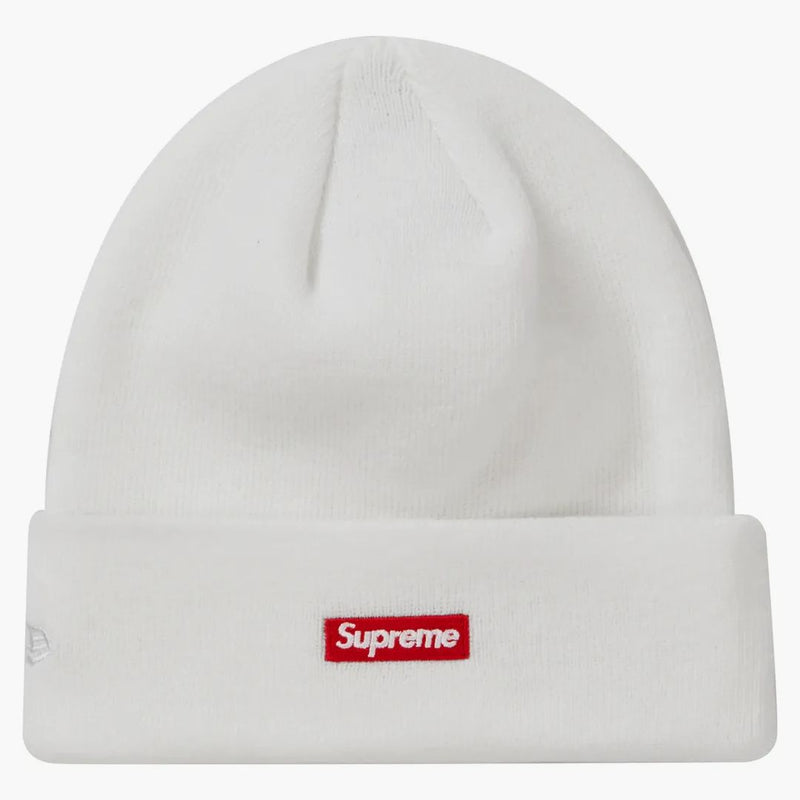 Nejvyšší nová éra logo Beanie (FW 19) bílá