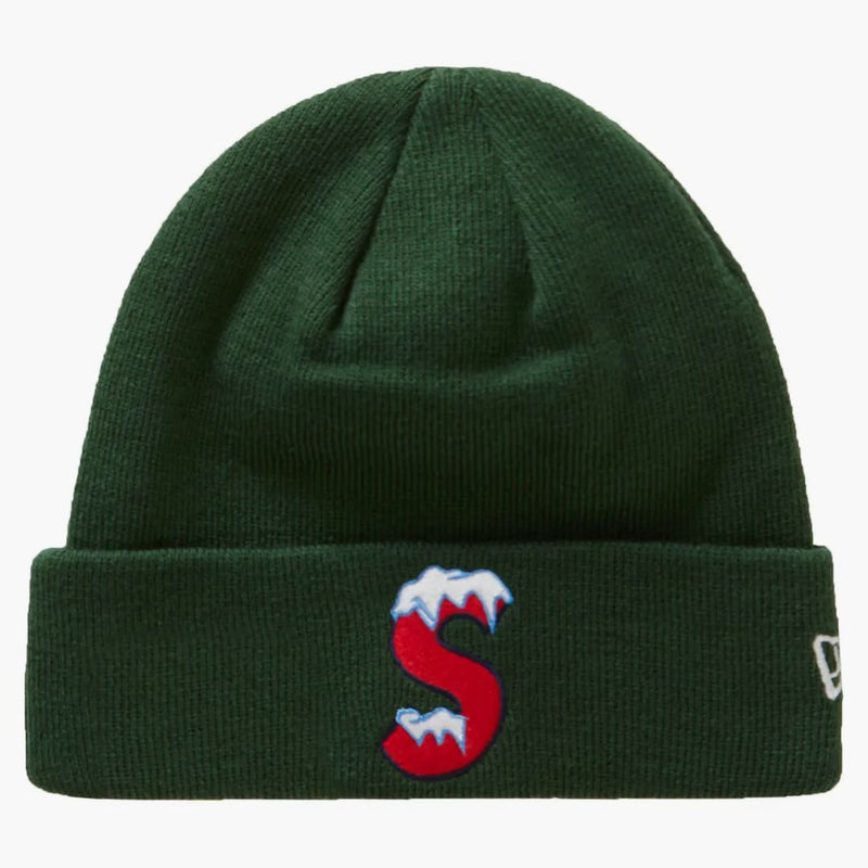 Supreme New Era S Logo Beanie (fw20) Green