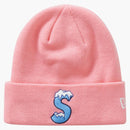 Supreme New era s logo beanie (FW20) pink