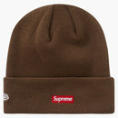 Supreme New era s Logo Beanie (FW22) Brown