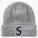Supreme New era s Logo Beanie (FW22) Heather Gray