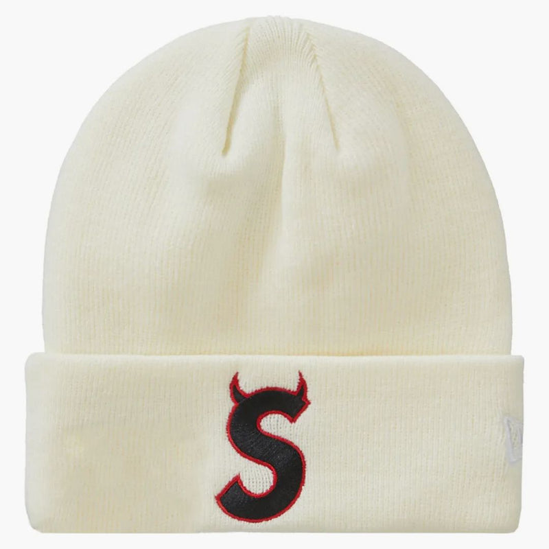 Nejvyšší nová éra logo Beanie (FW22) Natural