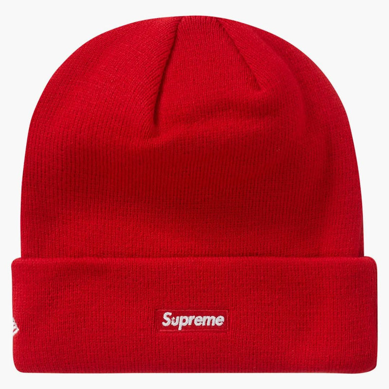 Supreme New Era Logo Beanie (FW22) Red