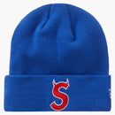 Supreme New Era S Logo Beanie (fw22) Royal