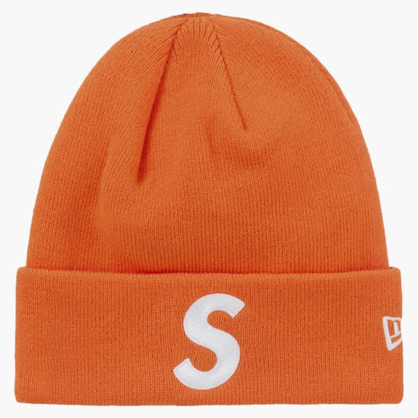 Supreme New era s Logo Beanie (FW24) Orange