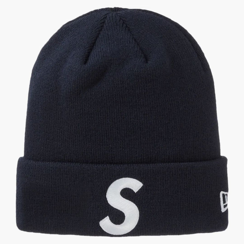 Supreme New Era S Logo Beanie Navy