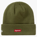 Supreme New era s logo beanie olive