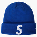 Supreme New era s logo beanie royal