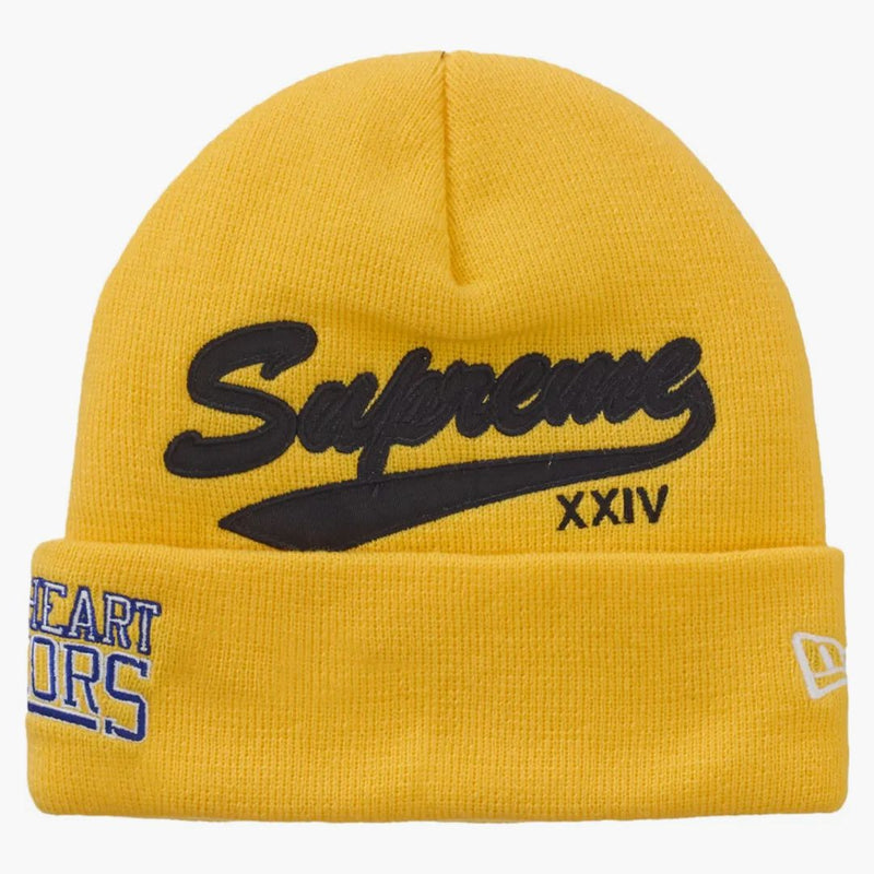 Supreme New Era Salvation Beanie Złota