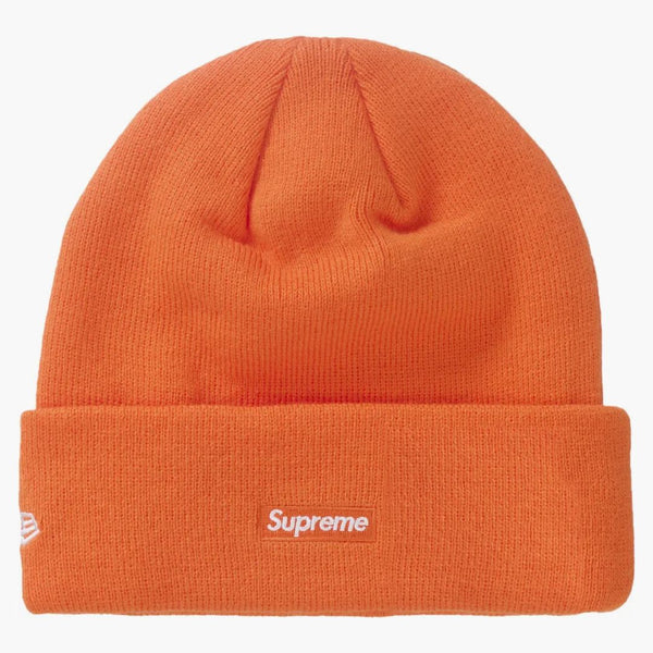 Supreme New Era Script Beanie Orange