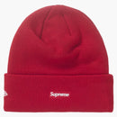 Supreme New era script beanie red
