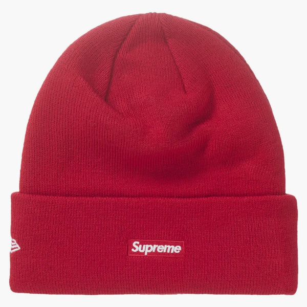 Supreme New Era Script Beanie czerwona
