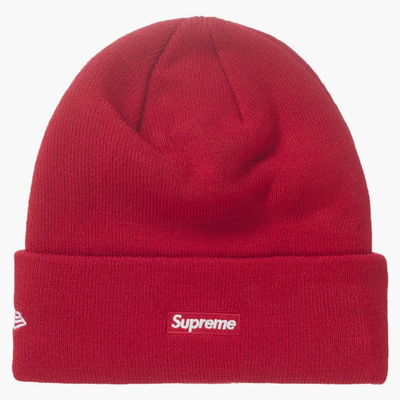 Supreme New Era Script Beanie czerwona