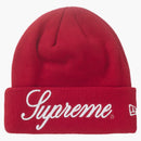 Supreme New era script beanie red