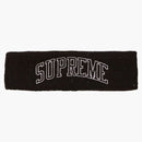 Supreme New Era Sequin Arc Logo Headband Black