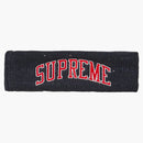 Supreme New era sequin arc logo head band navy