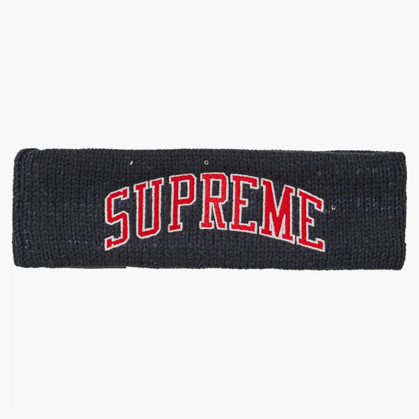 Supreme New Era Sequin Arc Logo Band Band Navy