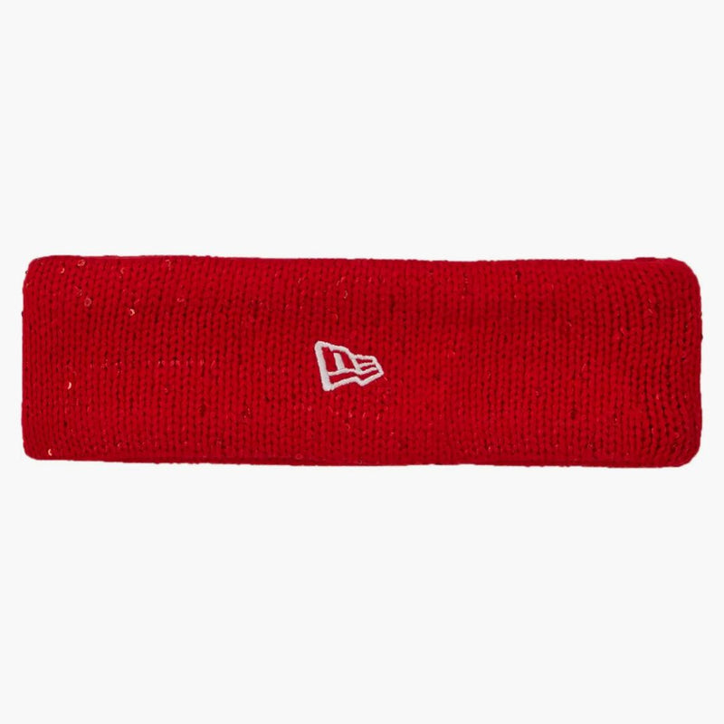 Supreme New Era Sequin Arc Logo Headband Red