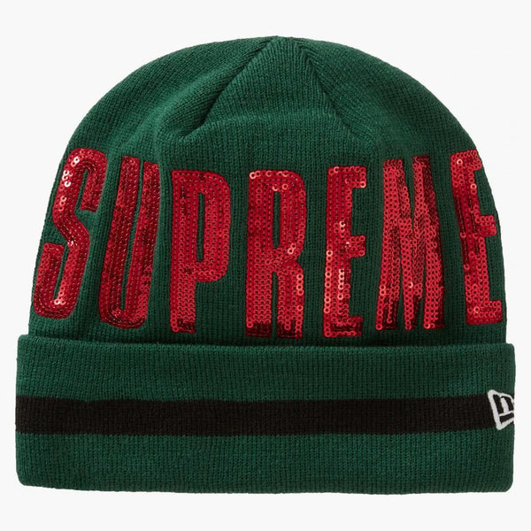 Nejvyšší nová éra flitry Beanie Green