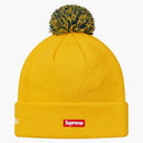 Supreme New era snake script beanie yellow