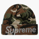 Supreme New Era Split Beanie Green