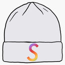 Supreme New era Swarovski S Logo Beanie White