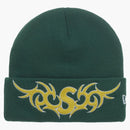 Supreme New Era Tribal S Logo Beanie Green
