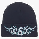 Supreme New Era Tribal S Logo Beanie Navy