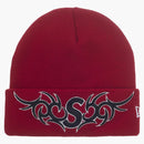 Supreme New Era Tribal S Logo Beanie Red