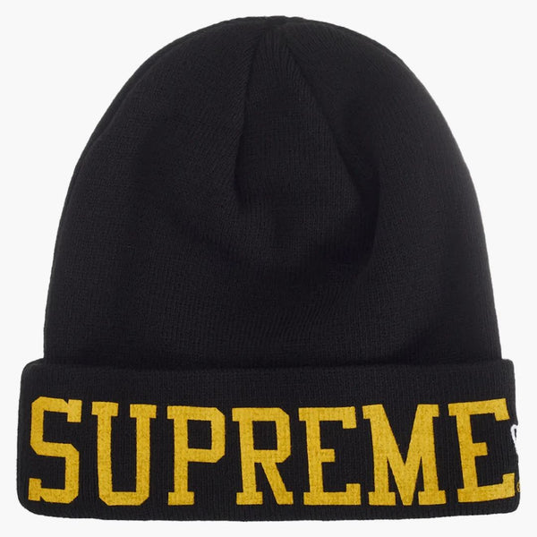 Supreme New Era Varsity Beanie Black