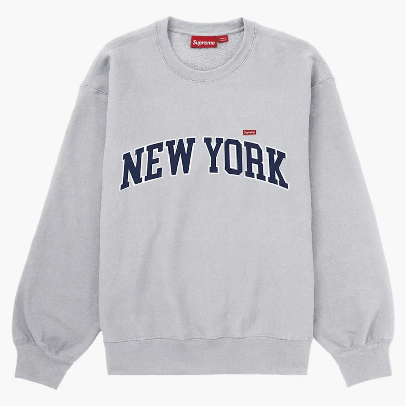 Supreme New York Shop Small Box Crewneck Ash Grey