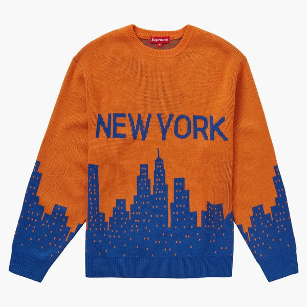 Pulover suprem din New York Orange