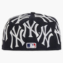 Supremo New York Yankees Box Logo New Era Navy