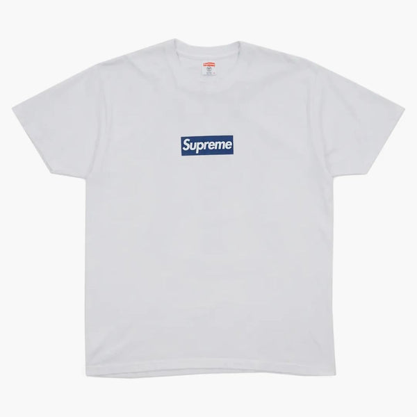Supreme New York Yankees Box Logo Tee White