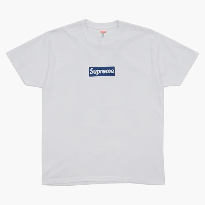 Supreme New York Yankees Box Logo Tee White