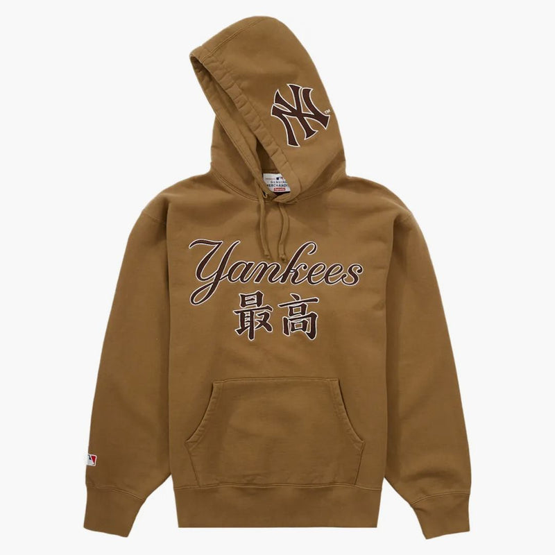 Nejvyšší New York Yankees Kanji Mikina s kapucí Dark Khaki