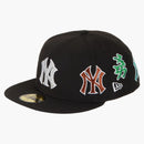 Supremo New York Yankees Kanji New Era Fitted ha Black