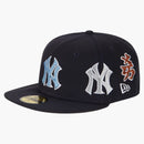 Supremo New York Yankees Kanji New Era Fitted ha Navy