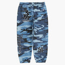 Supreme New York Yankees Kanji Sweatpant Blue Camo