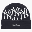 Supreme New York Yankees New Era Box Logo Beanie Navy