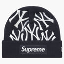 Supreme New York Yankees New Era Box Logo Beanie Navy
