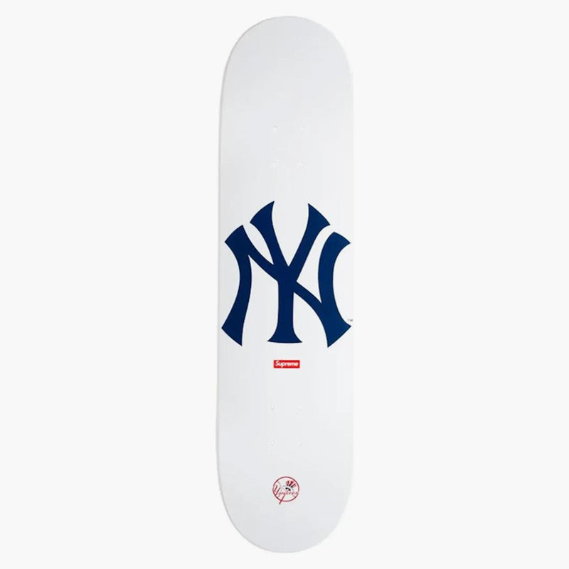 Mazzo di skateboard supremo di New York Yankees White