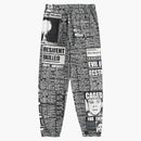 Supreme Newsprint Skate Pant Black