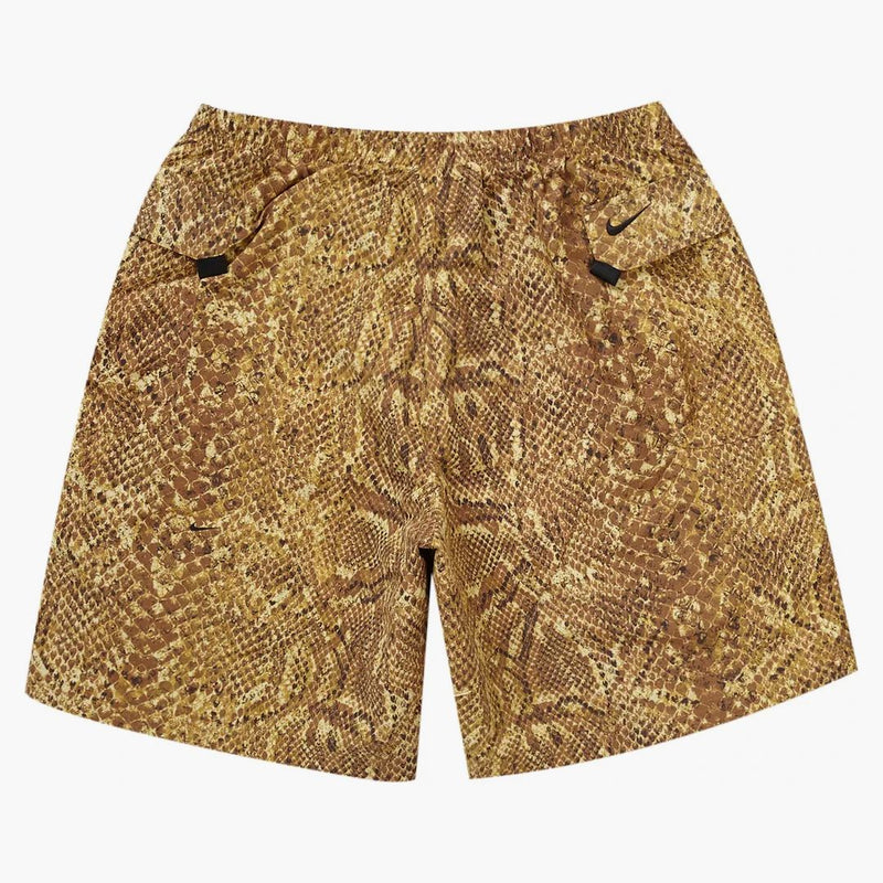 Supreme Nike Acg Nylon Trail Short Gold Snakeskin