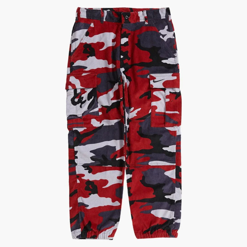 Supreme Nike Arc Corduroy Cargo Pant Red Camo