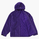 Supreme Nike Arc Corduroy Hooded bunda fialová